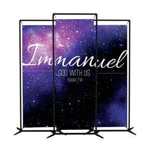 Immanuel Isaiah 7:14 2' x 6' Banner