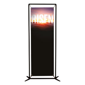 Mountain Risen 2' x 6' Banner