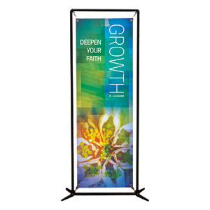 Modern Mosaic Growth 2' x 6' Banner