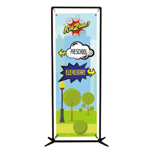 Scripture Squad Directional 2' x 6' Banner