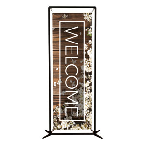 Wooden Slats Spring 2' x 6' Banner