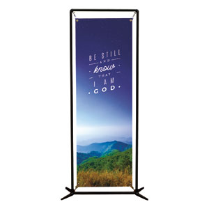 Mountains Be Still 2' x 6' Banner