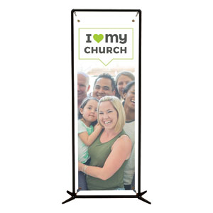 ILMC Believe Love Serve 2' x 6' Banner