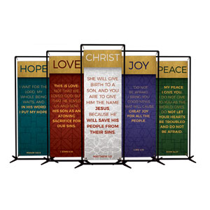 Celebrate The Season Advent Set 2' x 6' Banner