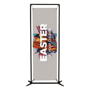 Crown Easter Grey 2' x 6' Banner