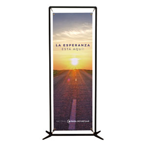 BTCS Hope Is Here Spanish 2' x 6' Banner