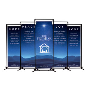 The Promise Manger Set 2' x 6' Banner