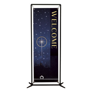 Bethlehem Christmas Star 2' x 6' Banner