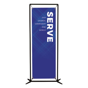 Plaid Serve 2' x 6' Banner