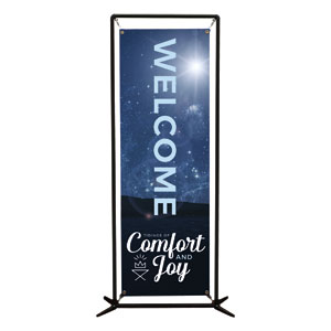 Comfort and Joy 2' x 6' Banner