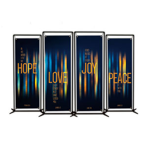 Advent Lights Set 2' x 6' Banner