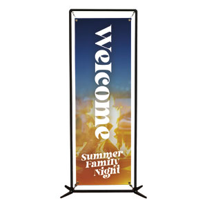 Summer Family Night 2' x 6' Banner