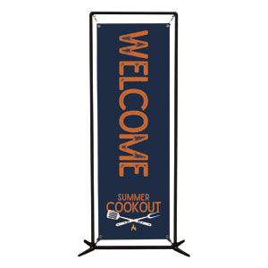 Summer Cookout 2' x 6' Banner