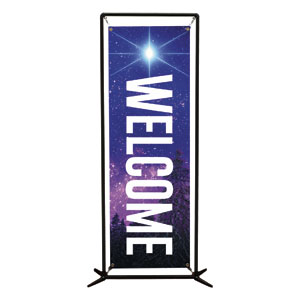 Peace On Earth Sky 2' x 6' Banner