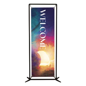 Colorful Open Tomb 2' x 6' Banner