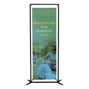 Blessing Our Community - French Creole 2' x 6' Banner