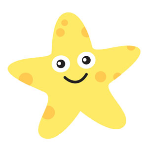 Ocean Buddies Starfish StickUp