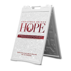 Christmas Brings Hope Sparkle 