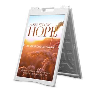 Season of Hope Wheat 2' x 3' Street Sign Banners