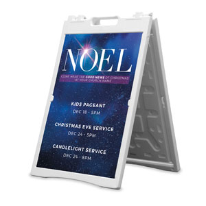 Noel Good News 2' x 3' Street Sign Banners