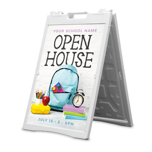 School Open House 2' x 3' Street Sign Banners