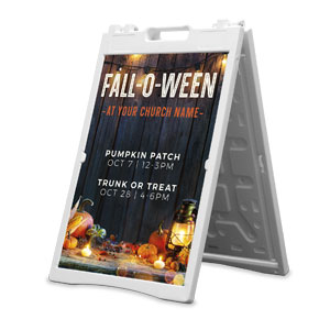 FallOWeen 2' x 3' Street Sign Banners