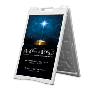 Savior of the World 2' x 3' Street Sign Banners