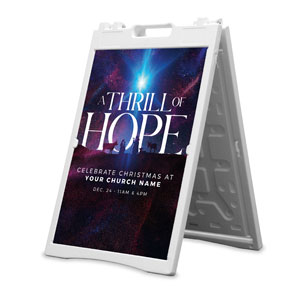 Thrill of Hope Sky 2' x 3' Street Sign Banners