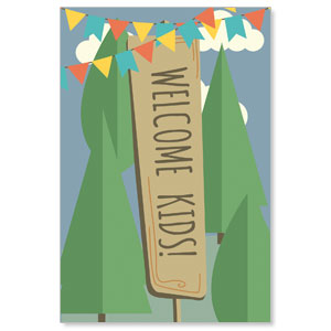 Woodland Friends Welcome StickUp