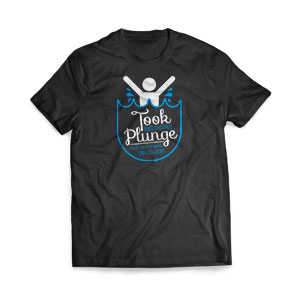 Took the Plunge Baptism - Large Customized T-shirts