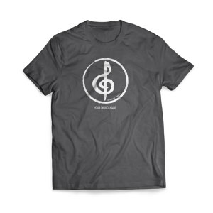 Treble Clef - Large Customized T-shirts