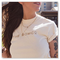 MomCo Cream Tee 