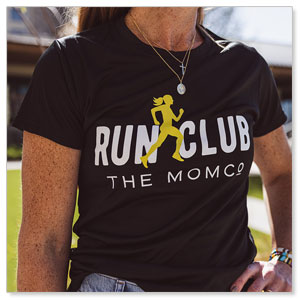 MomCo Run Club Activewear Tee - Large Apparel