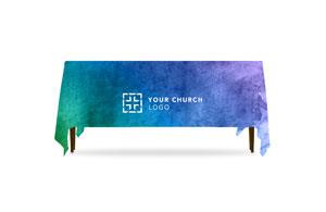 Celebrate Watercolor Logo Table Throws