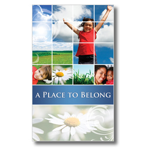 Belong Summer 3 x 5 Vinyl Banner