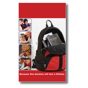 Backpack 3 x 5 Vinyl Banner