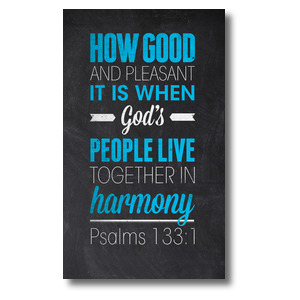 Slate Ps 133:1 3 x 5 Vinyl Banner