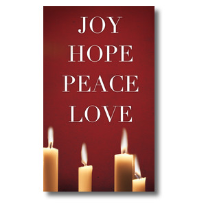 Advent Red 3 x 5 Vinyl Banner