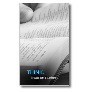 Believe: Think 3 x 5 Vinyl Banner