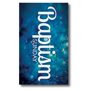 Baptism Sunday 3 x 5 Vinyl Banner