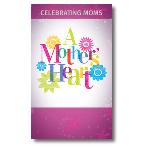 A Mothers Heart 3 x 5 Vinyl Banner