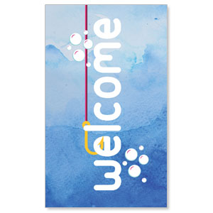 Ocean Buddies Welcome 3 x 5 Vinyl Banner