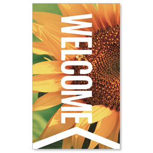 Chevron Welcome Summer 3 x 5 Vinyl Banner