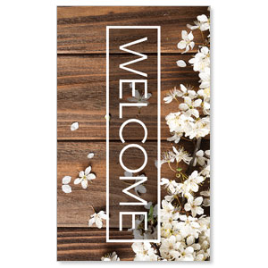 Wooden Slats Spring 3 x 5 Vinyl Banner