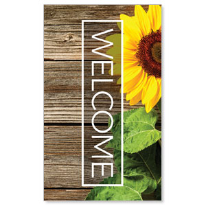 Wooden Slats Summer 3 x 5 Vinyl Banner