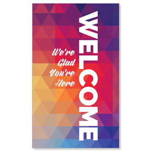 Geometric Bold 3 x 5 Vinyl Banner