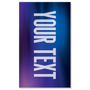 Aurora Lights Your Text Here 3 x 5 Vinyl Banner