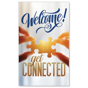 Connected 3 x 5 Vinyl Banner