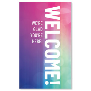 Colorful Lights 3 x 5 Vinyl Banner