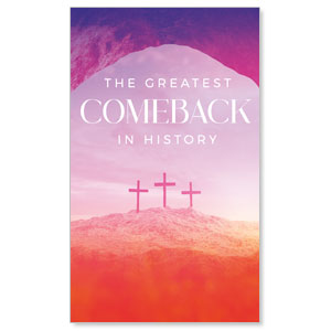 Greatest Comeback 3 x 5 Vinyl Banner